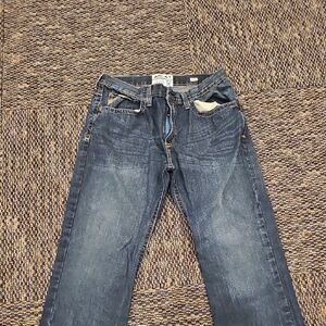 Ariat Men's M2 Dark Blue Relaxed  Boot Cut Jeans 34x34